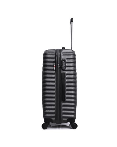 Valise Long Séjour 4 roues London 70 cm noire