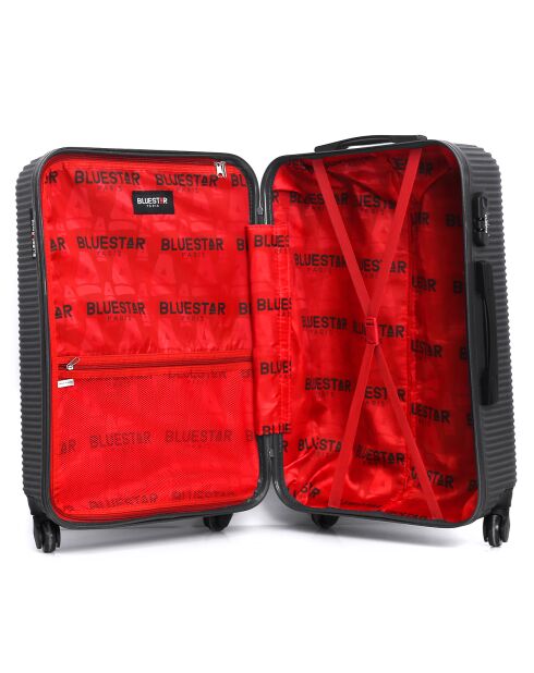 Valise Moyen Séjour 4 roues London 60 cm noire