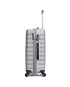 London Medium Stay Koffer met 4 wielen 60 cm zilver