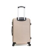 3 Valises 4 roues London 50/60/70 cm dorées