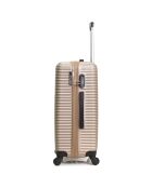Valise Long Séjour 4 roues London 70 cm dorée