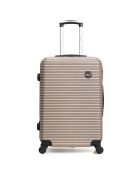 London cabinekoffer met 4 wielen 50 cm goud