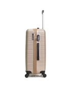 London cabinekoffer met 4 wielen 50 cm goud