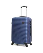 London-Reisekoffer mit 4 Rädern, 70 cm, marineblau