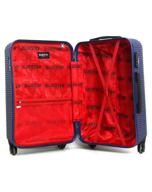 London Medium Stay Koffer met 4 wielen 60 cm marineblauw