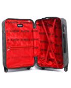 3 Valises 4 roues 50/60/70 cm London gris foncé