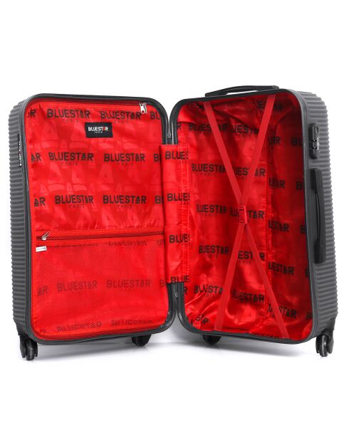 3 Valises 4 roues 50/60/70 cm London gris foncé