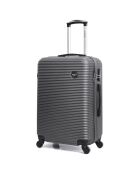 Valise Long Séjour  4 roues  70 cm London gris foncé