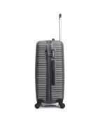 Valise Long Séjour  4 roues  70 cm London gris foncé