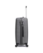 Valise Moyen Séjour 4 roues London 60 cm gris foncé