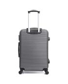 Valise Moyen Séjour 4 roues London 60 cm gris foncé