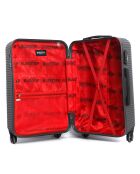 Cabinekoffer 4 wielen 50 cm London donkergrijs