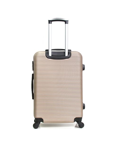 London Medium Stay Koffer met 4 wielen 60 cm goud