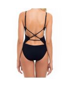 Maillot 1 pièce Rambling Rose noir