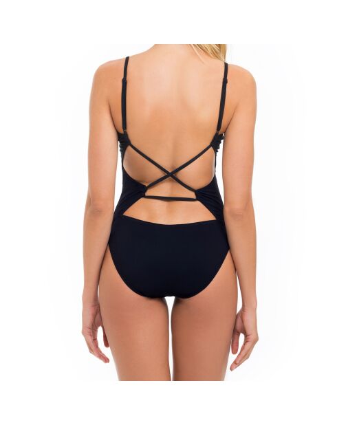 Maillot 1 pièce Rambling Rose noir