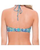 Haut de Maillot India bleu/multicolore
