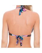 Haut de Maillot Island hoping multicolore