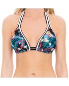 Haut de Maillot Island hoping multicolore