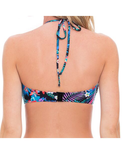Haut de Maillot Island hoping multicolore