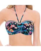 Haut de Maillot Island hoping multicolore