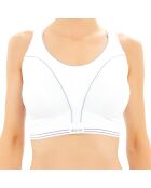 Soutien-gorge de sport Born To Move blanc/gris