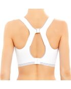 Soutien-gorge de sport Born To Move blanc/gris