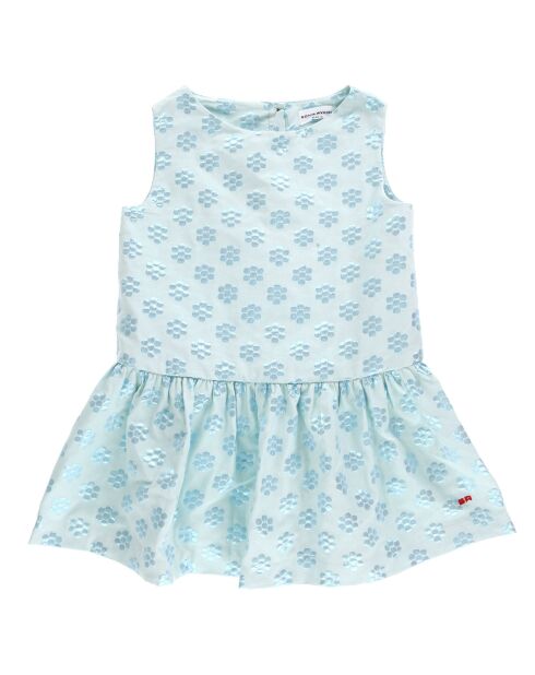 Robe sans manches bleu turquoise