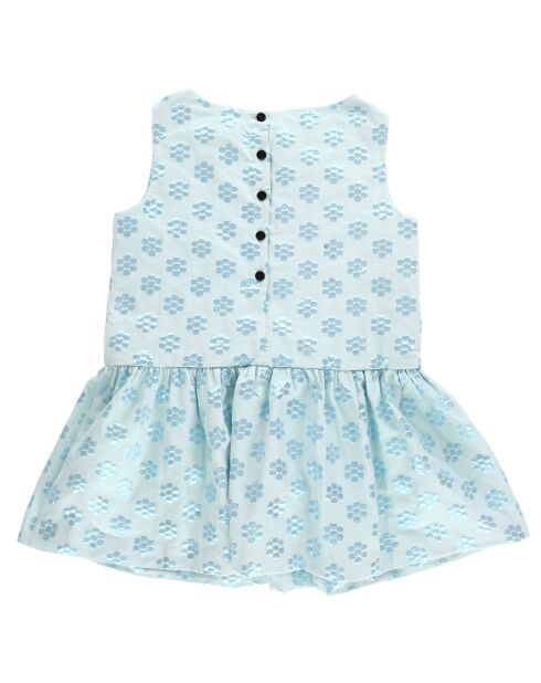 Robe sans manches bleu turquoise
