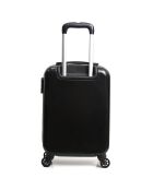 Valigia Rooftop 4 ruote 53 cm stampata nera