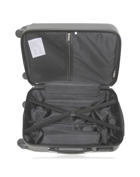 Valise Moyen Séjour 4 roues Lanzarote 65 cm noire