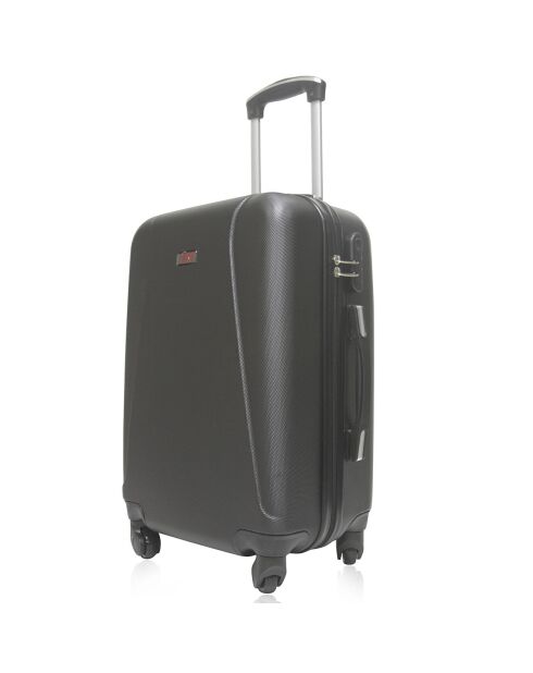 Valise Moyen Séjour 4 roues Lanzarote 65 cm noire