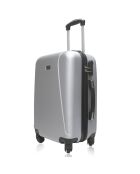 Valise Long Séjour 4 roues Lanzarote 75 cm argentée