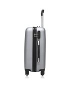 Valise Long Séjour 4 roues Lanzarote 75 cm argentée