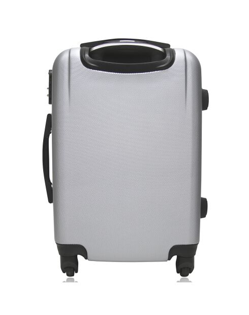 Valise Long Séjour 4 roues Lanzarote 75 cm argentée