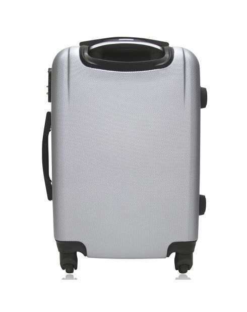 Lanzarote Medium Stay Koffer met 4 enkele wielen 65 cm zilver