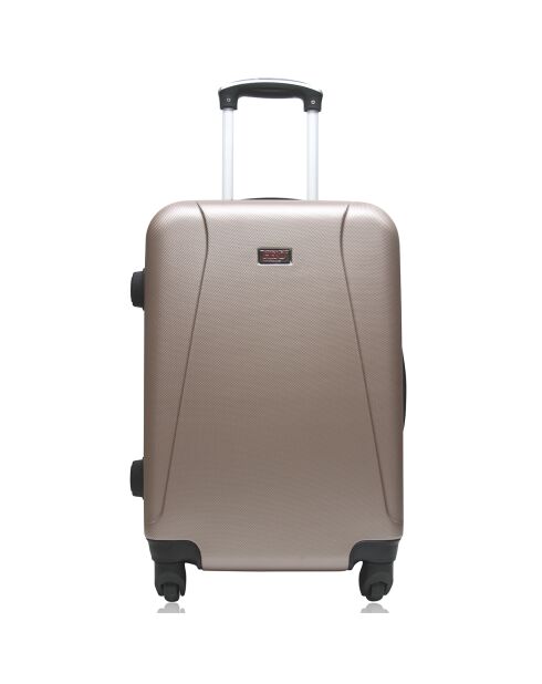 Lanzarote Long Stay Koffer met 4 wielen 75 cm roségoud