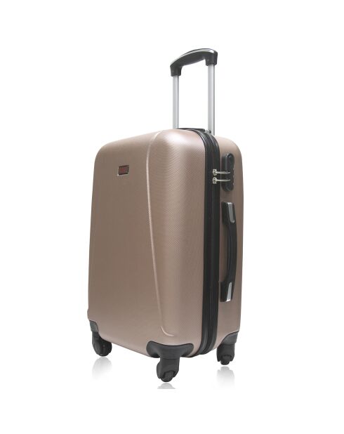 Lanzarote Long Stay Koffer met 4 wielen 75 cm roségoud