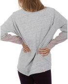 Sweat Mala gris/rouge