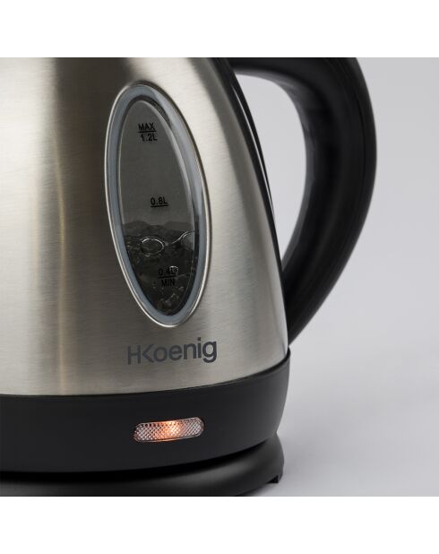 BO12 grau/schwarzer elektrischer Wasserkocher - 1,2 l