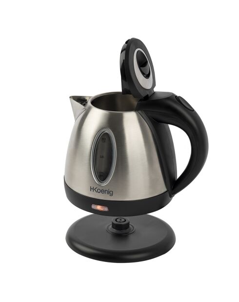 BO12 grau/schwarzer elektrischer Wasserkocher - 1,2 l