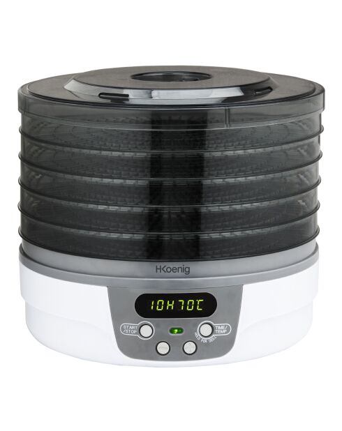 DSY700 Dörrgerät, weiß/grau, 250 W