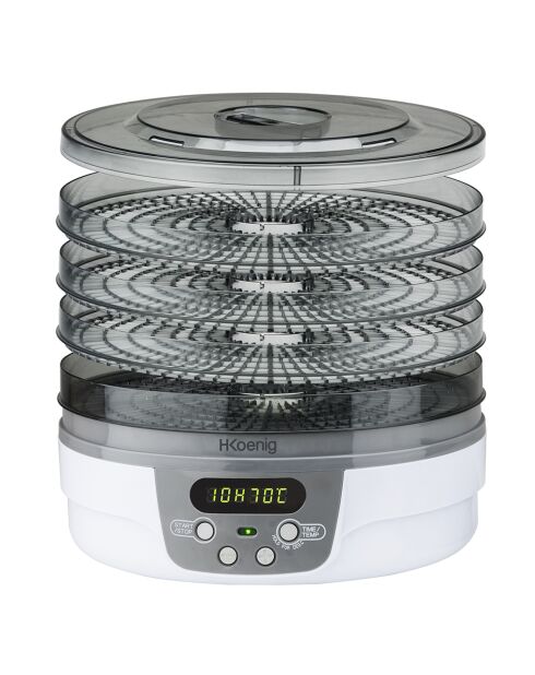 DSY700 Dörrgerät, weiß/grau, 250 W