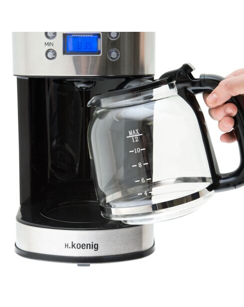 Cafetière programmable MG30 gris/noir - 1.8L