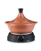 Tajine électrique 3L noir/rouge - 3000 W