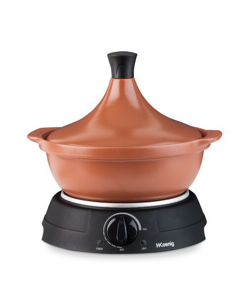 Tajine électrique 3L noir/rouge - 3000 W