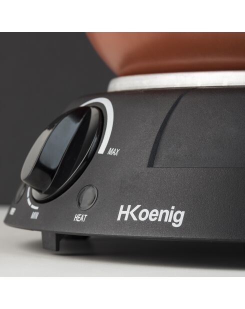 Elektrische tajine 3L zwart/rood - 3000 W