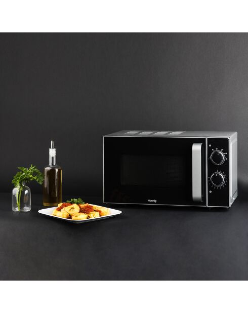 Four à micro-ondes 20L VIO4 gris/noir - 700W