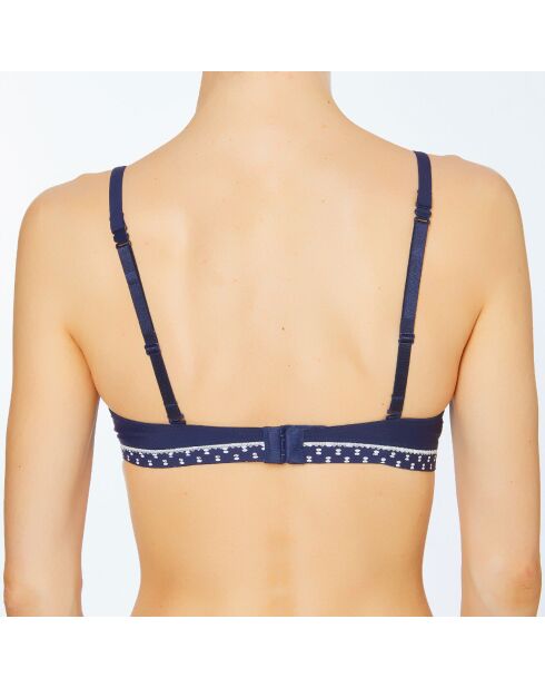Soutien-gorge Push-up Claire Bretelles multipositions bleu marine