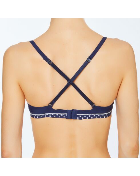 Soutien-gorge Push-up Claire Bretelles multipositions bleu marine