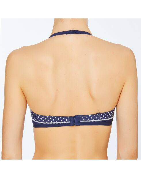 Soutien-gorge Coques Claire Bretelles multipositions bleu marine